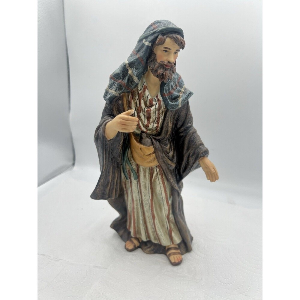 O Well Grandeur Noel Nativity Joseph Replacement Hand Painted Christmas  N0094